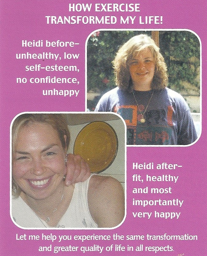 Heidi before and after transformation